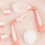 1 set kinderlepel en , startbestek peuters (roze) 11