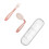 1 set kinderlepel en , startbestek peuters (roze) 7