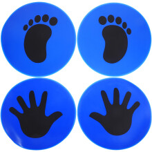 2 Pairs Voetbal Training Markers Schijven Vloermarkeringen
