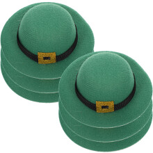 6 stks schattige St. Patrick's Day wijnflessenhelmen decoratief