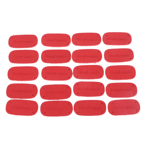 20 Stück Lederanhänger, weich, dekorativ, 2