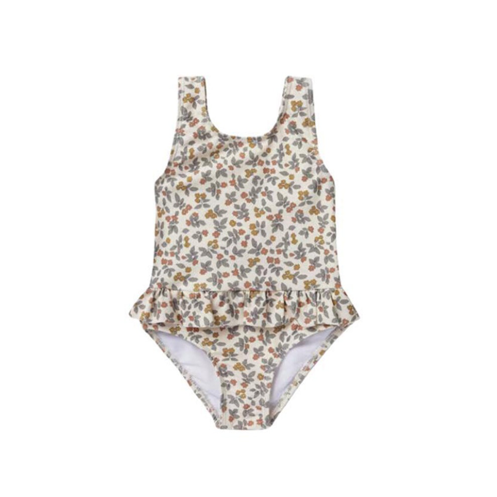 (Beige Yellow, 80CM) Children Fashion Swimsuit Summer Waterpark Girls Swimwear Swimming-image-OPC-PKRYSDM-NEW