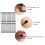 30pcs disposable double-sided eyeshadow brushes black makeup tool 7