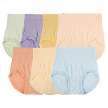 7pcs high waisted stretch cotton underwear for women, full coverage, xl
