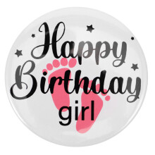 girl birthday badge corsage pin for party clothes decorative brooch