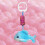 animal shaped hanging rattle for bedside dolphin sky blue 5