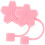 2Pcs Pink Silicone Drinking Straw Plug Dustproof Straw Protector 1