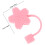 2Pcs Pink Silicone Drinking Straw Plug Dustproof Straw Protector 2