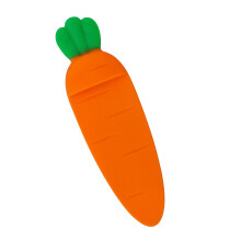 Marque-Page Cartoon Carotte Silicone Orange Pratique Et
