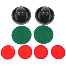 1 Set Air Hockey Pushers Pucks Replacement Accessories For Game Tables