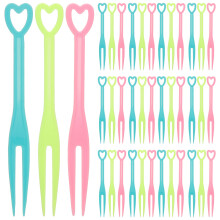 500pcs reusable fruit food picks for kids bento dessert forks