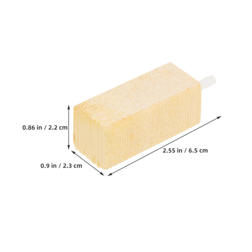 4pcs wooden air stone bubble diffuser for aquarium fish tank 1