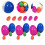 18pcs easter egg toy props for children's party playtime 8