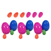 18pcs easter egg toy props for children's party playtime