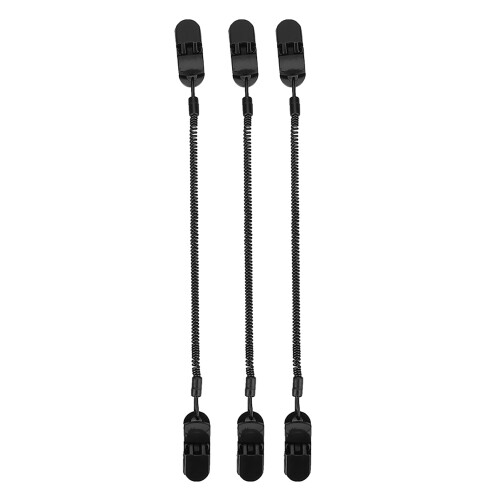 3 stücke Schwarz Kappe Retainer Hut Clip für 1