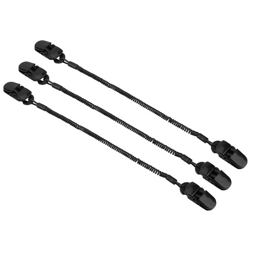 3 stücke Schwarz Kappe Retainer Hut Clip für 2