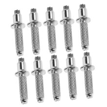 Hiking Crutches Tip Heavy Duty Replacement Tips For Walking Canes Trekking Poles Tungsten Steel 1Inch Silver