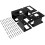 Firewood Holder Adjustable Log Storage Rack Bracket Kit Space Saving Stackable Stand For Indoor Outdoor Use Garage Shed 1