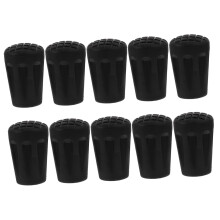 Non-Skid Tips 10-Pack Anti-Slip Caps For Trekking Poles And Walking Canes, Easy Install, Provides Stability And Support