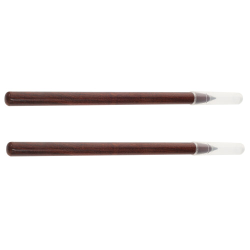 2Pièces Crayons Éternels En Bois Sombre Pour Portable 2