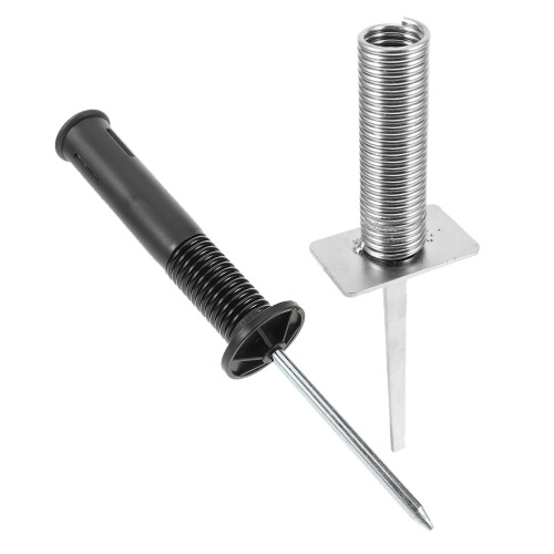 2pcs corner flag spring base soccer training ground nail holder