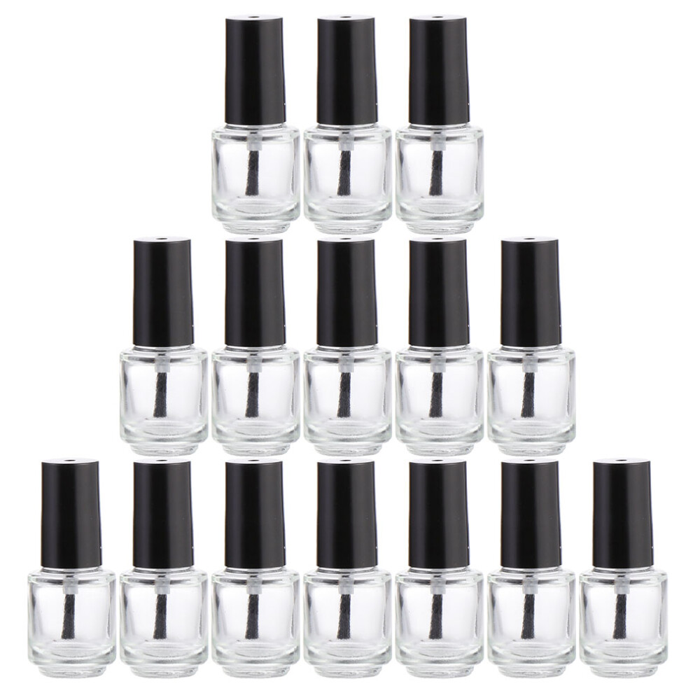 Solustre 25Pcs Empty Nail Gel Containers For Polish Storage And Beauty Tools