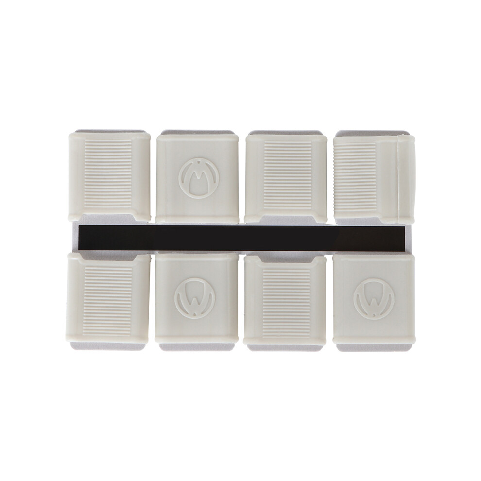 Solustre Grey 8 Pcs Silicone Sleeves Support Protectors For Exercise, M
