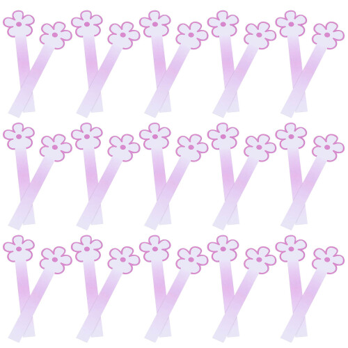 100pcs disposable scent testing paper flower shape aromatherapy strips 1