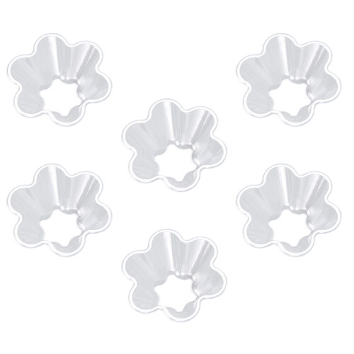 100pcs transparent petal-shaped ice cream 2