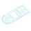 plastic student drawing ruler multifunctional geometric measuring tool 1