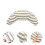 head support pillow for in grey and white 2