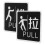 self-adhesive acrylic push pull sign for glass doors, 1 pair 11