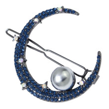 1Pc Women Hair Clip Rhinestone Studded Hair Styling Clamp