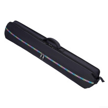 Billiard Cue Bag Carrying Case With Shoulder Strap Large Capacity For 1/2 Snooker Cues Mesh Pocket 85x10x16cm