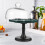 Ceramic cake stand with dome cover for dessert display and serving 4