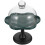 Ceramic cake stand with dome cover for dessert display and serving 5