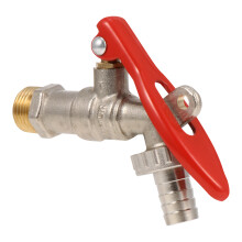 1Pc Garden Hose Water Nozzle Brass Irrigation Faucet Manual Tap