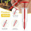 Garden Planting Assistant Handheld Mini Seed Spreader Manual Dibber Widger Seed Sower Tool Compact Size 4