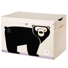 3 Sprouts - Baú de brinquedos Urso - ELEMENTOS PARA CRIANÇAS