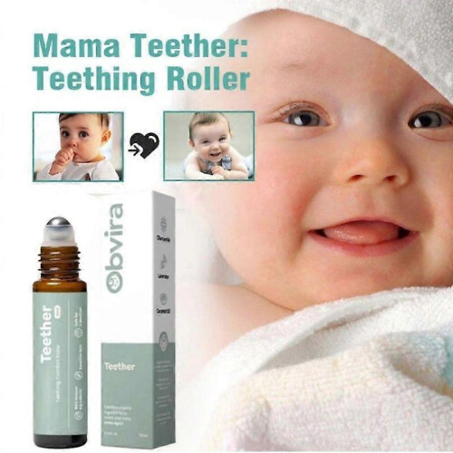 (2pcs) MAMA'S TEETHER All Natural Teething Relief Roller 10 ml 1