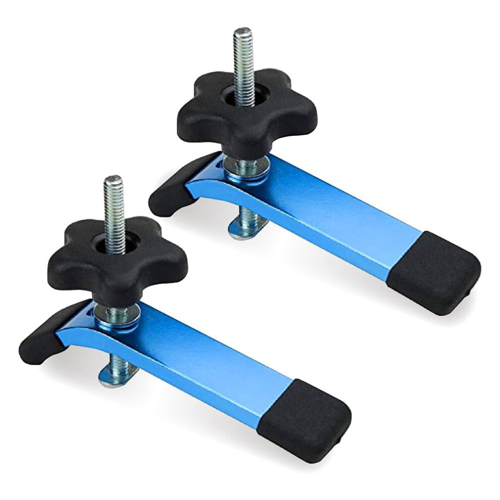 T-Track Hold Down Clamp With T-Bolts Aluminum Alloy Slider For Woodworking Routers Drill Presses Cnc 9084446117431