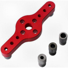 Aluminum Alloy Oblong Hole Punch Guide for Woodworking and Plank Drilling
