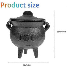 Mini Metal Kettle, Black Buckets with Handles B