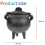 Mini Metal Kettle, Black Buckets with Handles B 1