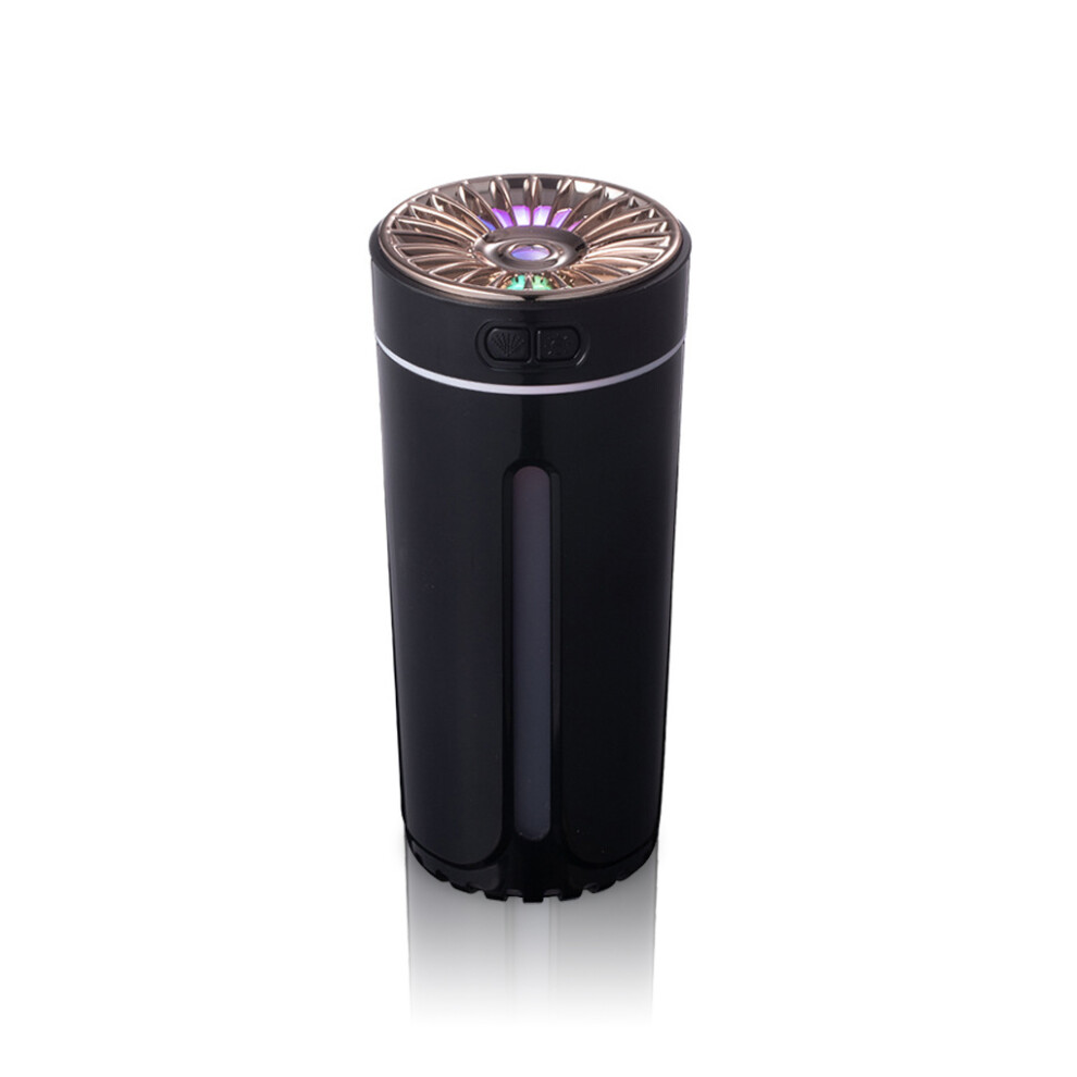 (Black) Air Humidifier 300ml USB Diffuser Portable Household Office Mist Maker-image-OPC-PKRZHGZ-NEW