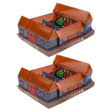 2 höllenpapierhaus 3d für ahnenverehrung qingming verbrennen