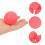 100pcs plastic balls table tennis party activity props 4
