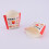 100pcs paper chips box disposable fries holder snack packaging 7