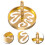 copper incense press mold diy shaping tool with creative pattern 10