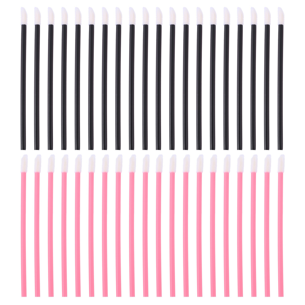 Ohphcall 200Pcs Plastic Lip Brush Lipstick Applicator Makeup Tool